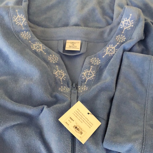 Croft & Barrow Robe Sz 3X NWT 🌲🎁❤️🌲🎁😊 - Picture 6 of 8